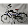 26" Mens Gas Motor Beach Cruiser Bike 80cc 50cc Gasoline Tank Motorized Moped Bicycle